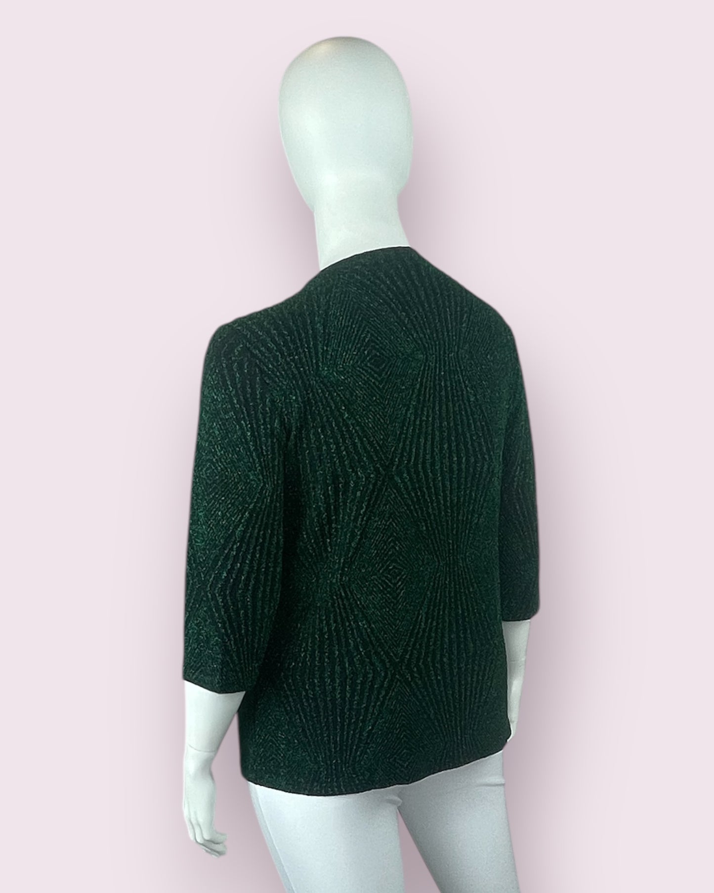 Ivy Diamante Top - Emerald