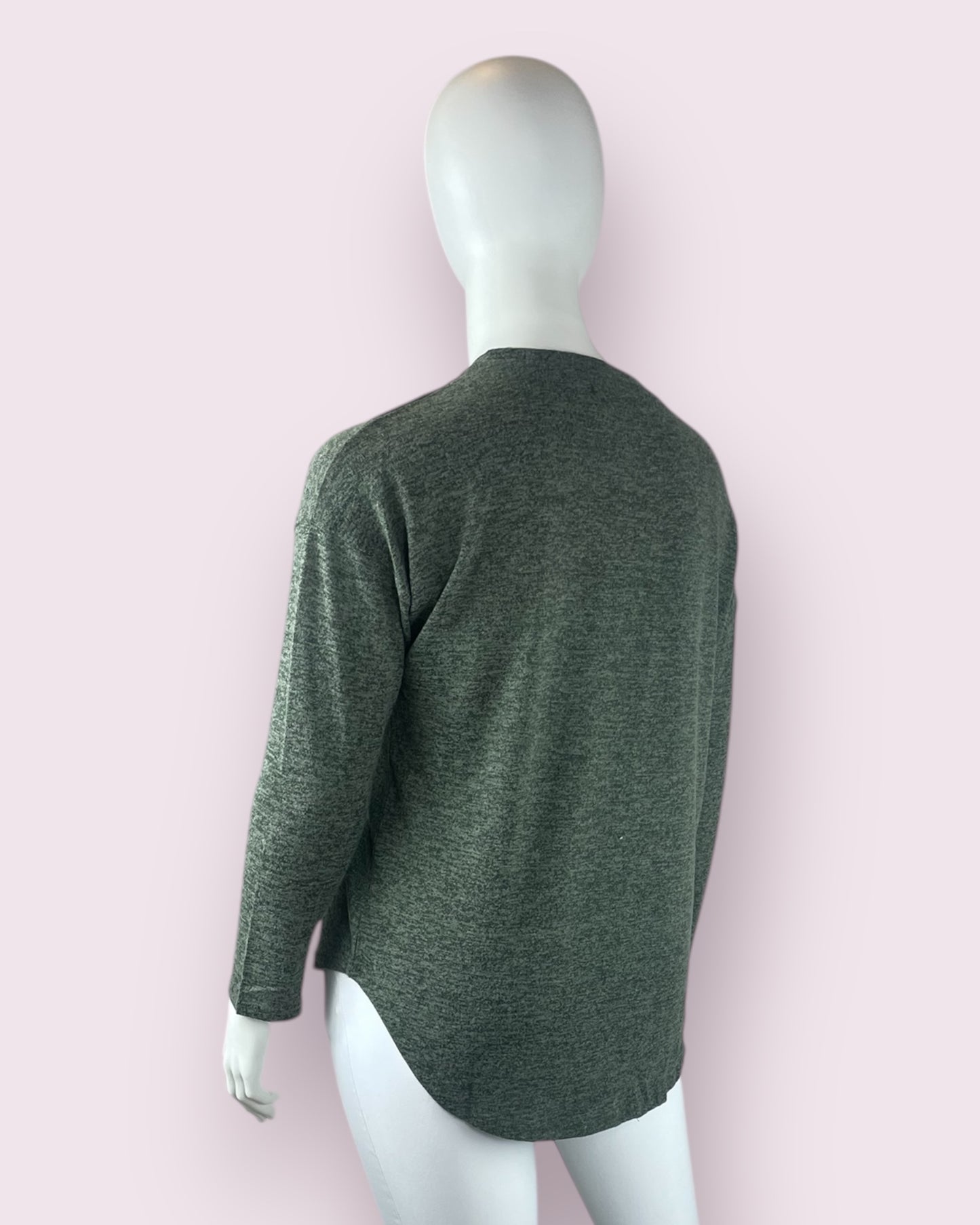 Lia Plain Knit - Green
