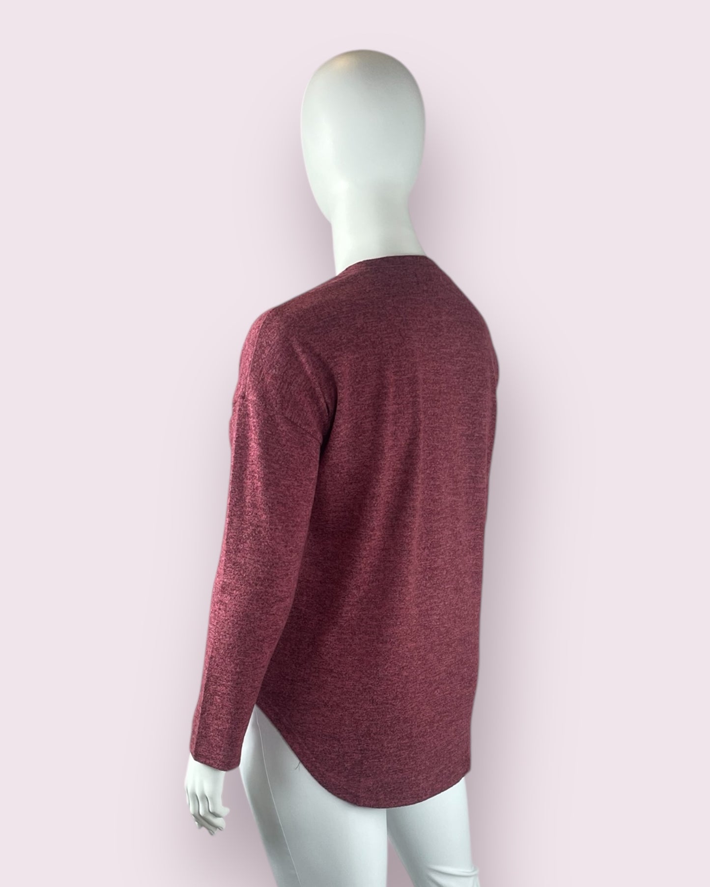 Lia Plain Knit - Red