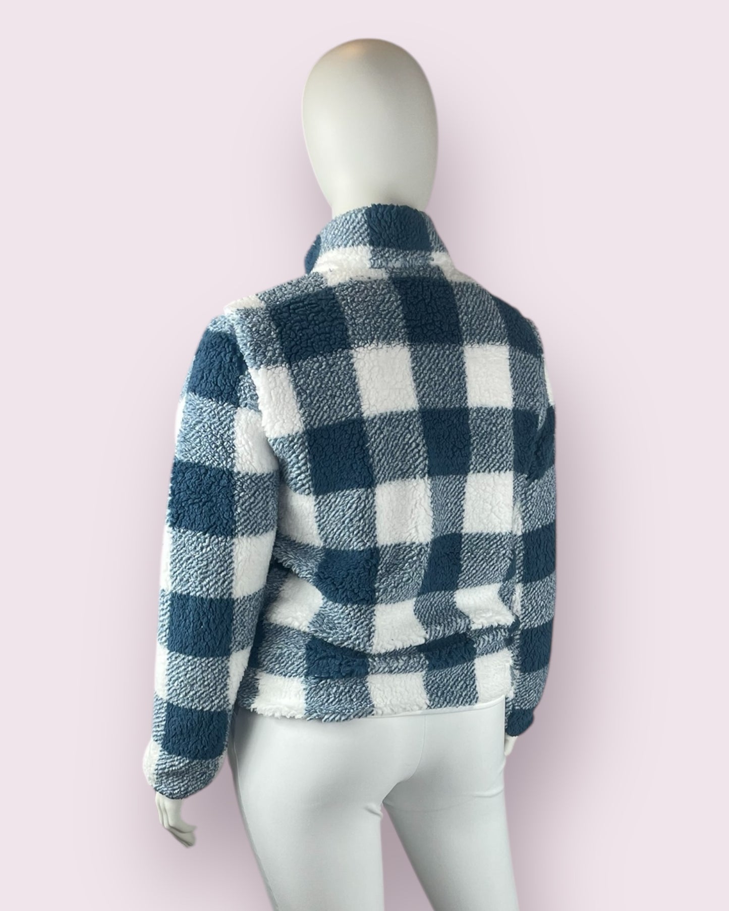 Amy Fur Jacket - Indigo