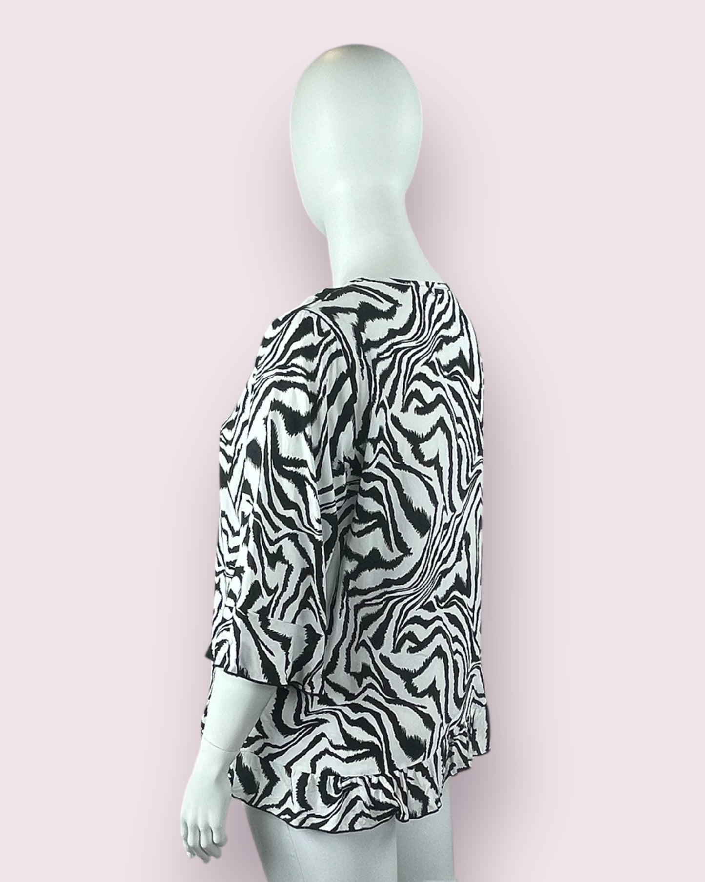 Liv Zebra Top - Black